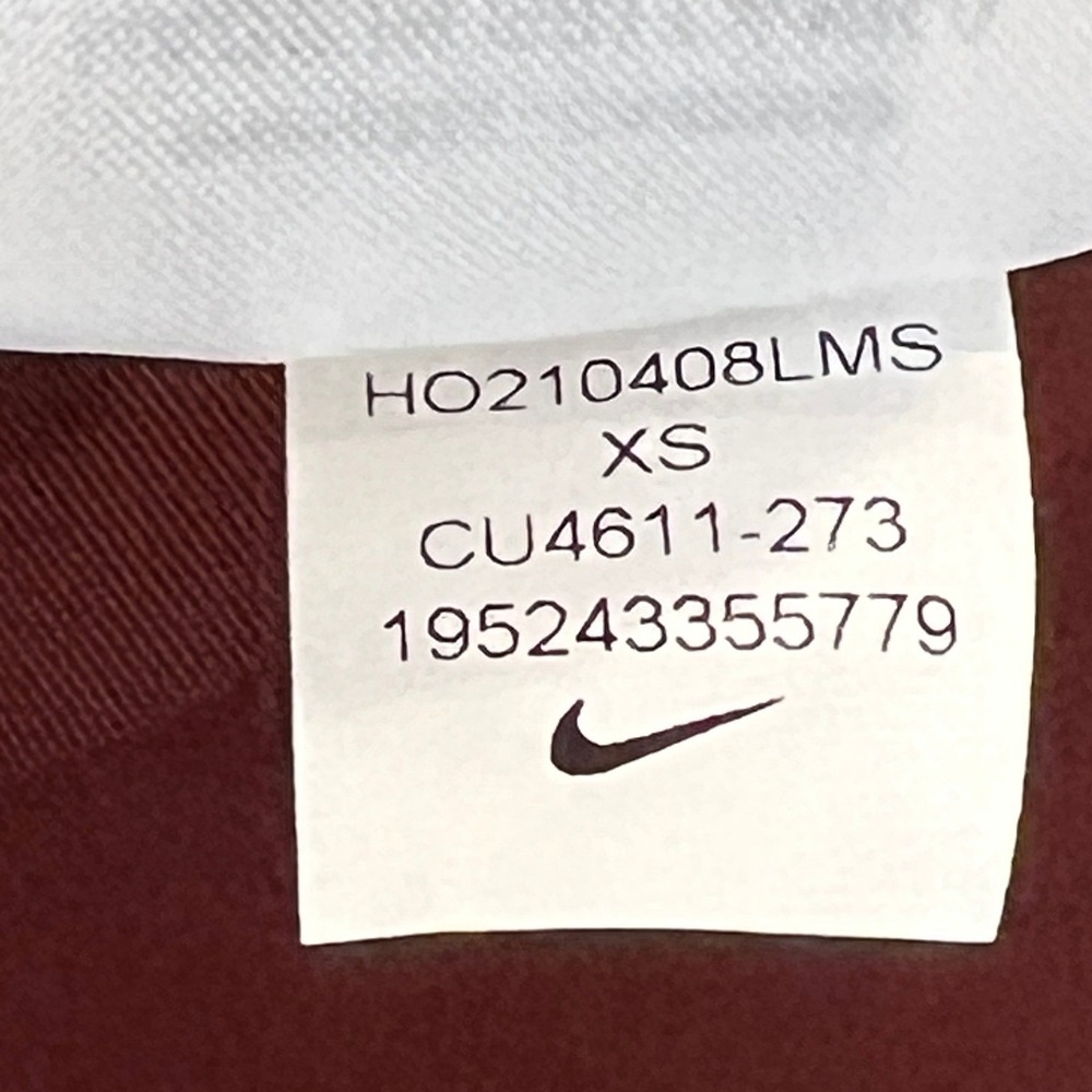 Nike Dri-FIT Training Joggers Womens XS Burgundy Mid Rise Performance Athleisure - Picture 9 of 10